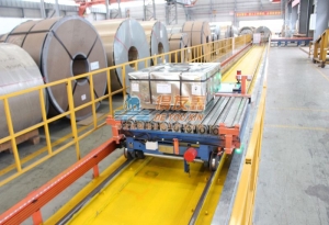 钢铁钢板行业-RGV自动化输送线